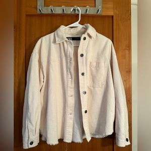 Zara Corduroy jacket Cream